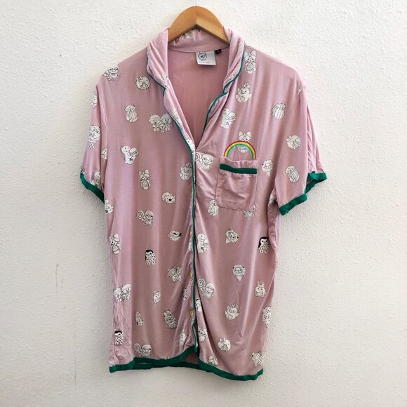 MORIAH ELIZABETH Me Girls Doodle Short Sleeves Pajama Set Size Medium - Picture 1 of 12